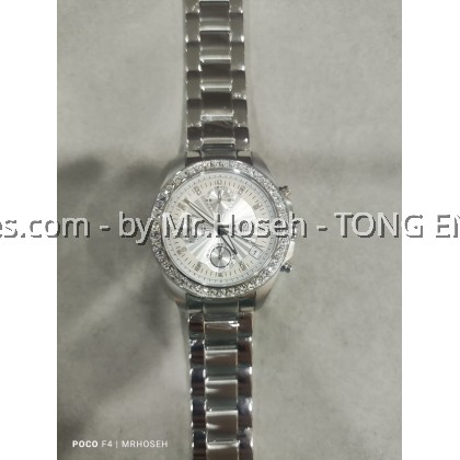 Balmer Crystals 36mm Ladies Chronograph Watch 8149M SS-1